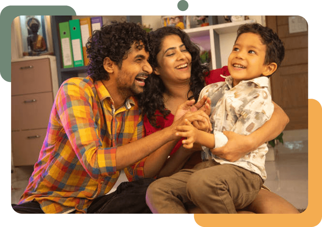 Family enjoying time together